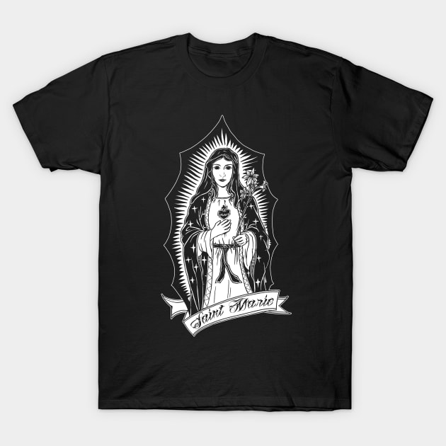 virgin mary T-Shirt by molenoise